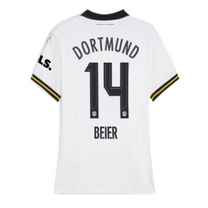 Borussia Dortmund Maximilian Beier #14 Dámské Alternativní Dres 2024-25 Krátký Rukáv